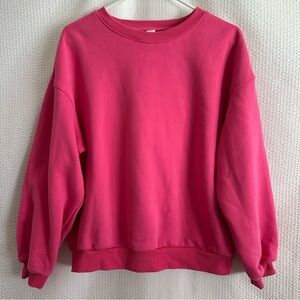 Anrabess Women’s Pink Sweatshirt Size: Medium